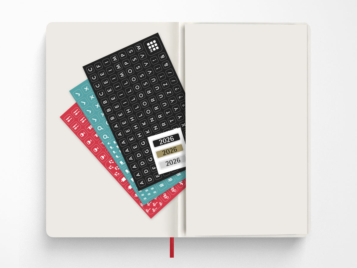 Moleskine 2027 Daily Planner - Scarlet Red Hardcover