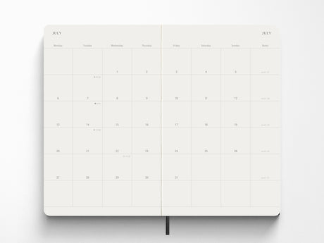 Moleskine 2027 Monthly Planner - Black Soft Cover