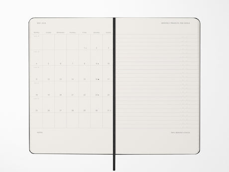 Moleskine 2027 Pro Weekly Vertical Planner - Black Hardcover