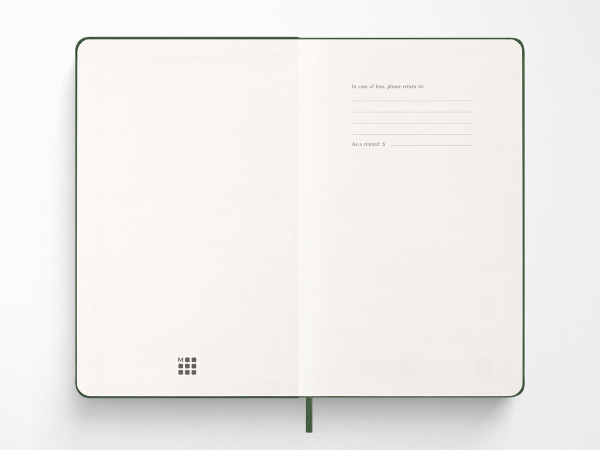 Moleskine 2027 Weekly Planner - Myrtle Green Hardcover