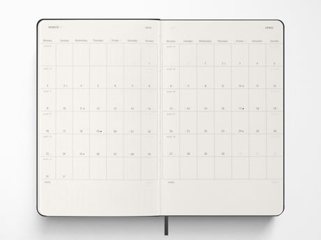 Moleskine 2027 Weekly Planner - Myrtle Green Hardcover