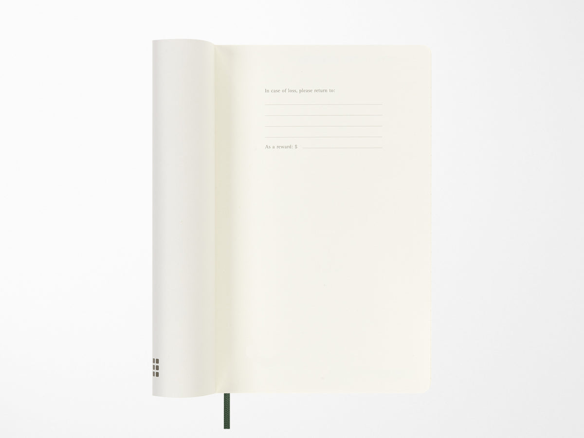 Moleskine 2027 Weekly Planner - Myrtle Green Soft Cover