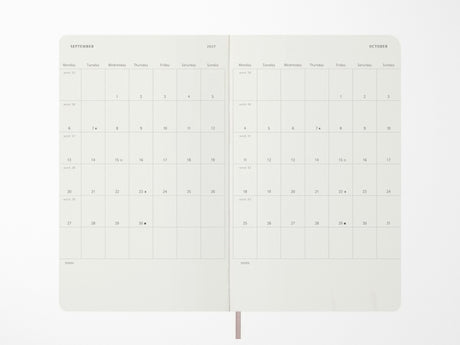 Moleskine 2027 Weekly Planner - Precious & Ethical Vegea - Sakura Pink