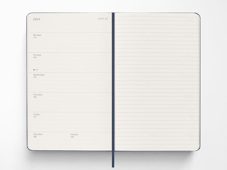 Moleskine 2027 Weekly Planner - Sapphire Blue Soft Cover