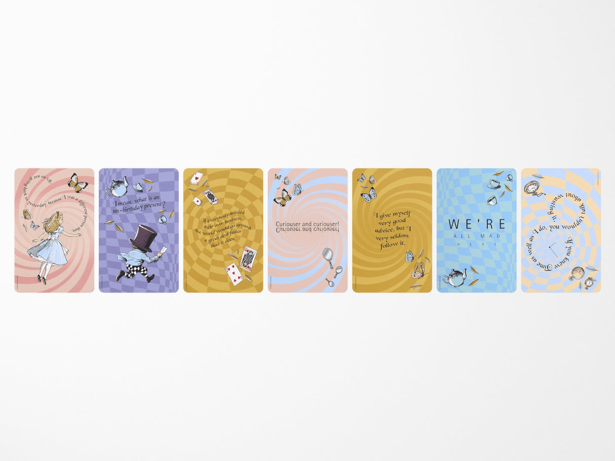 Moleskine Alice's Adventures in Wonderland Greeting Cards - Set of 7