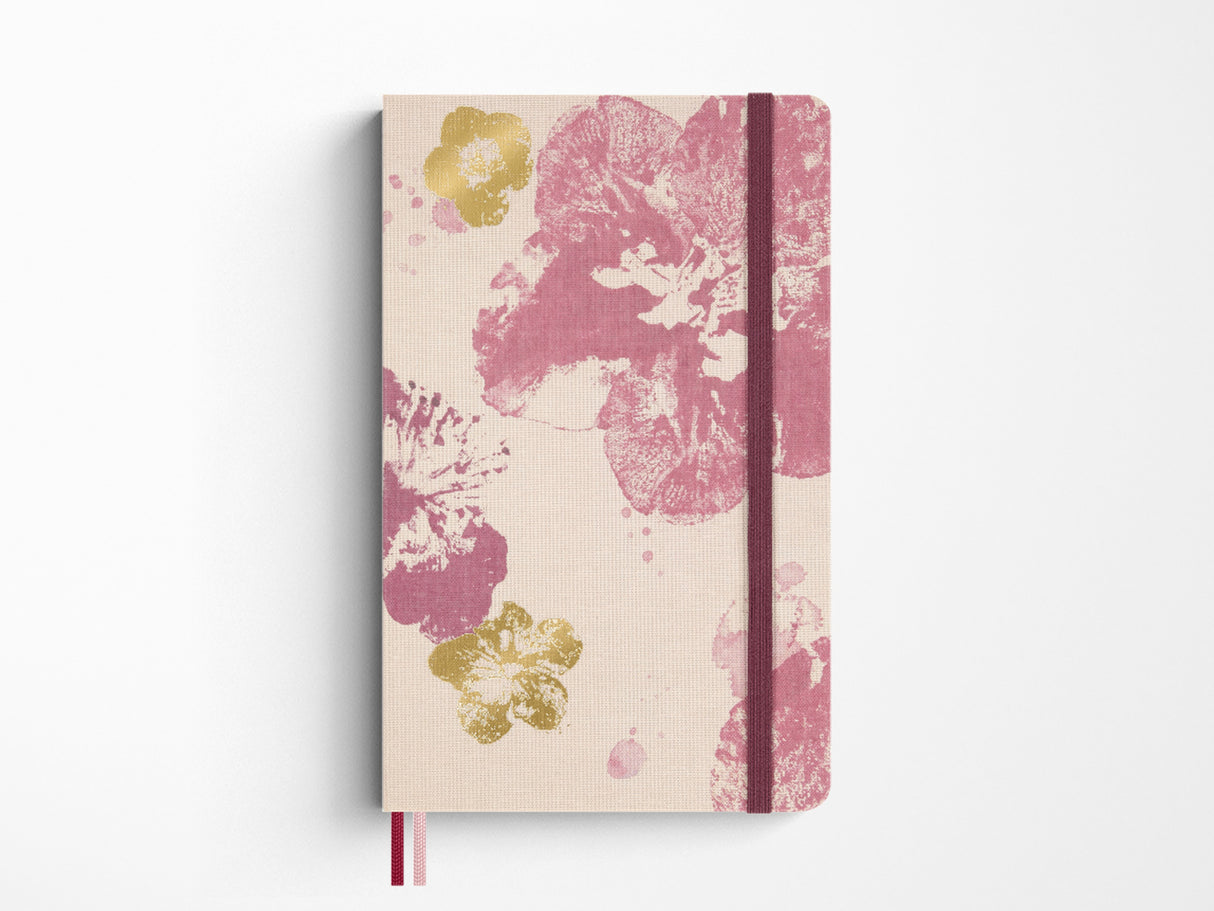 Moleskine Limited Edition Sakura 2026 Creative Set, Blossom Fabric Ruled/Blank Notebook