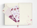 Moleskine Limited Edition Sakura 2026 Creative Set, Blossom Fabric Ruled/Blank Notebook