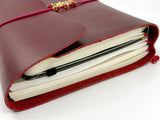 Montana Tri-Fold Refillable Leather Journal