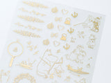 Moomin: Foil-Stamped Clear Stickers - Adventure Log