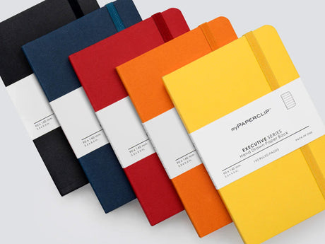 MyPaperclip Executive Notebook - A6 Pocket Paper Cover