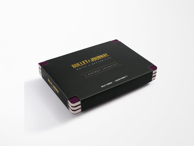 NEW! Leuchtturm 1917 Purple26 Bullet Journal - Pocket Set of 3