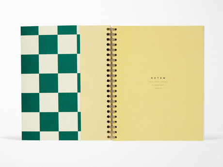 NEW! Notem NELA Journal - Medium Green Check