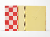 NEW! Notem NELA Journal - Medium Orange Check