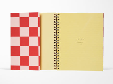 NEW! Notem NELA Journal - Medium Orange Check