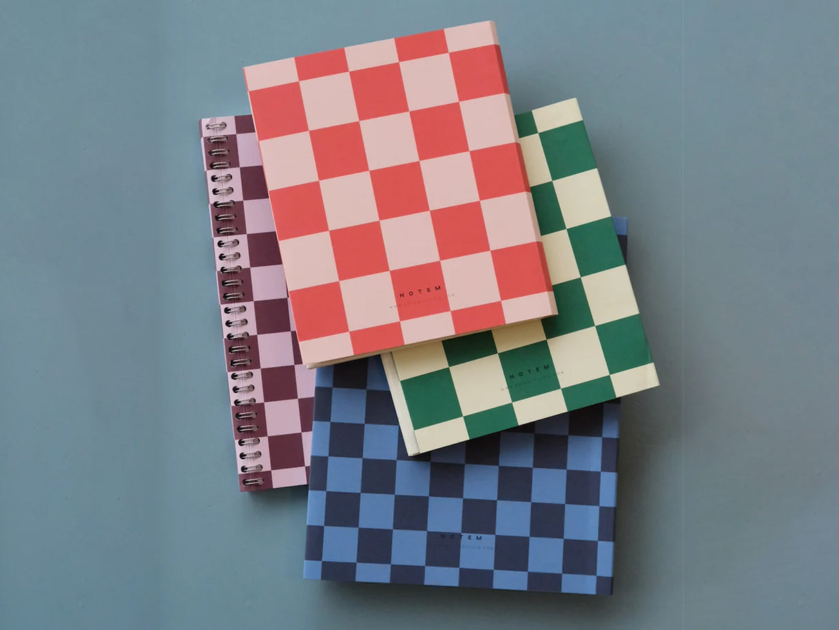 NEW! Notem NELA Journal - Medium Orange Check
