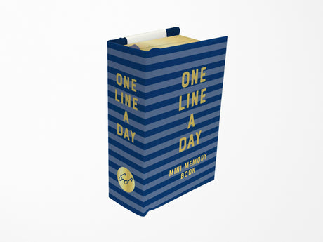 Navy Stripes Mini One Line a Day