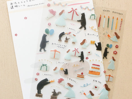 Nekutai Sticker Sheet - Birthday