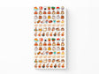 New Retro Sticker Sheet - Food