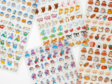 New Retro Sticker Sheet - People