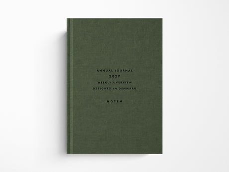 Notem ALVA ANNUAL Journal 2027 - Dark Green A5