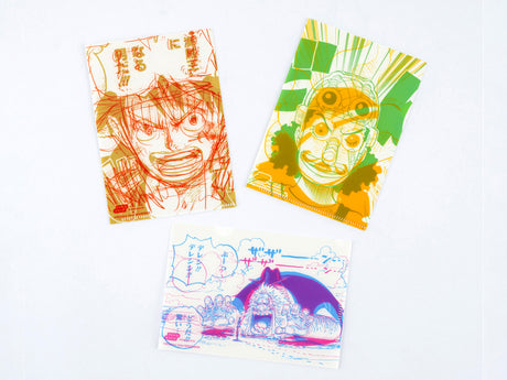 ONE PIECE magazine: Hobonichi Clear Folder Set of 3 for A6 Size