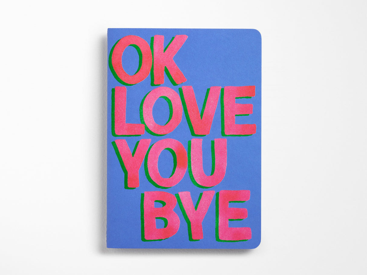 Okloveyoubye Set of Two Stitched Notebooks
