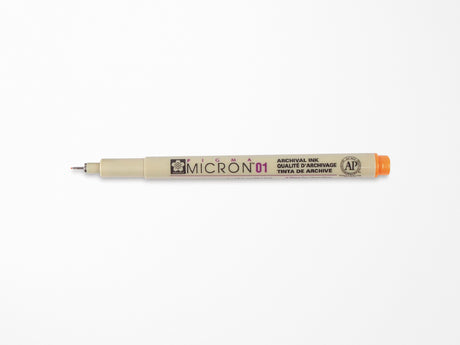 Orange Pigma Micron Pen