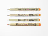 Orange Pigma Micron Pen