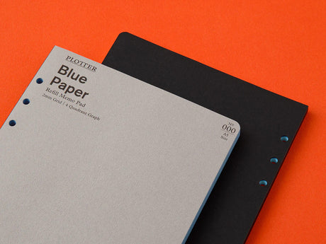 PLOTTER Blue Paper Memo Pad 2mm Grid - A5 Size