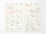 PLOTTER Refill Monthly Schedule Refill 2026 - Mini Size