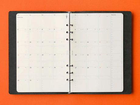 PLOTTER Refill Monthly Schedule Refill 2027 - A5 Size