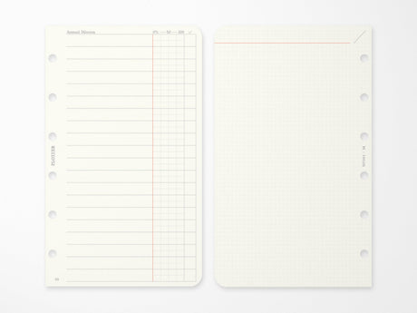 PLOTTER Refill Monthly Schedule Refill 2027 - Mini Size