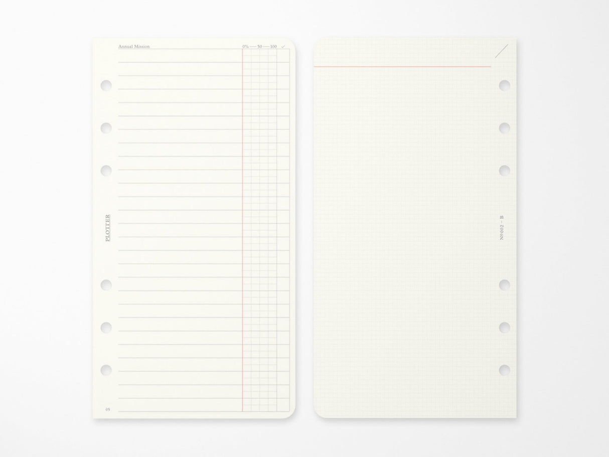PLOTTER Refill Weekly Schedule Refill 2026 - Bible Size