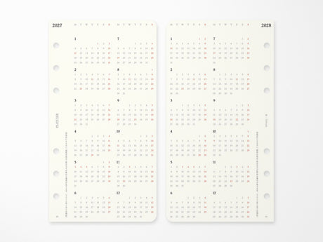 PLOTTER Refill Weekly Schedule Refill 2027 - Bible Size