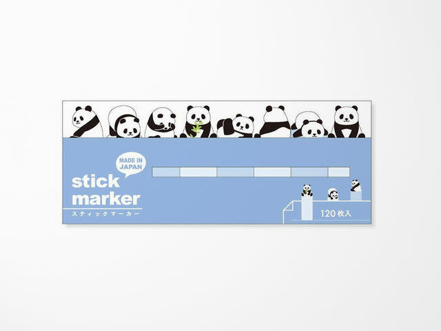 Panda Stick Page Markers