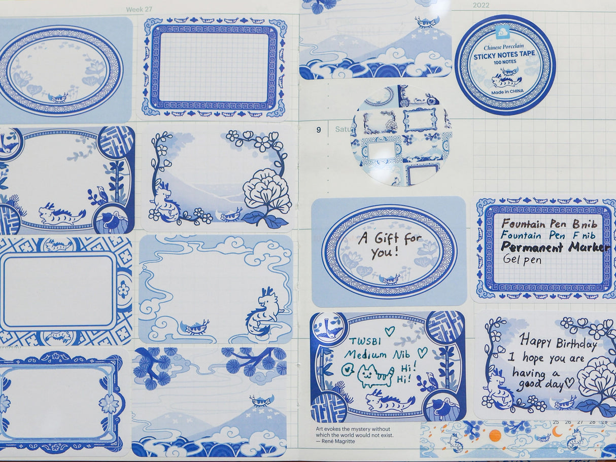 Paper Roll Labels - Chinese Porcelain