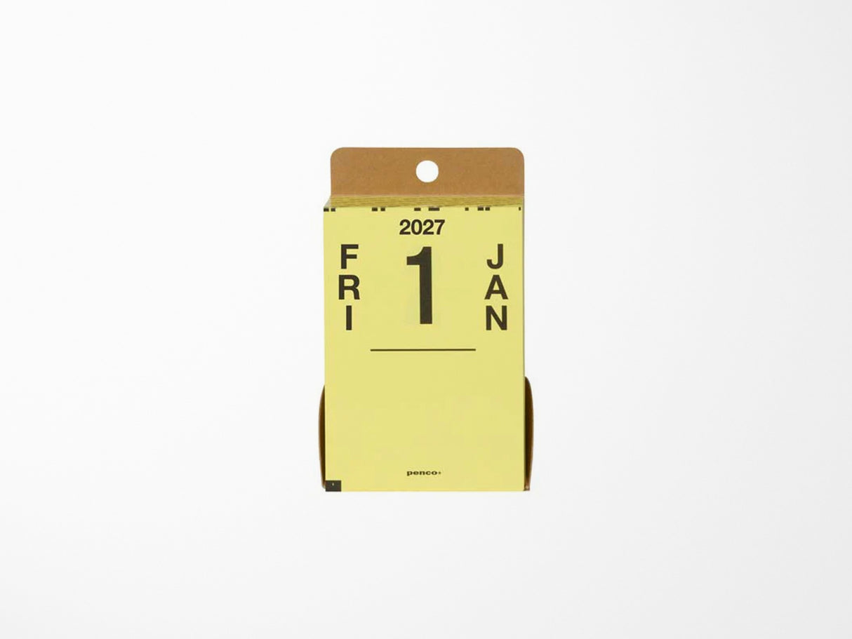 Penco Memo Block 2027 Calendar