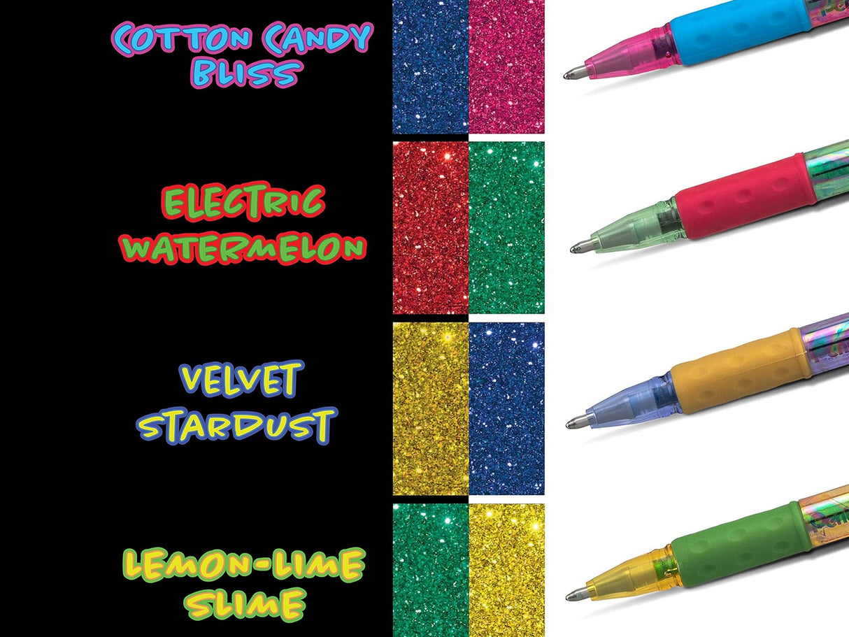 Pentel Krazy Pop Iridescent Metallic Gel Pens - Set of 4