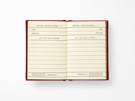 People I Plan To Haunt Tiny Diary