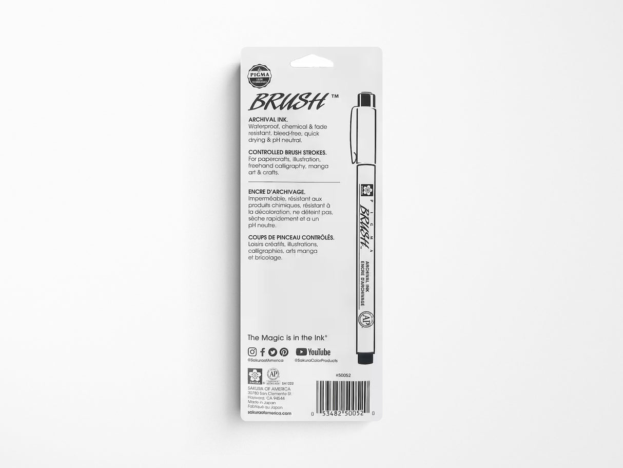 Pigma Sketch Brush Pens 3 Pack Black