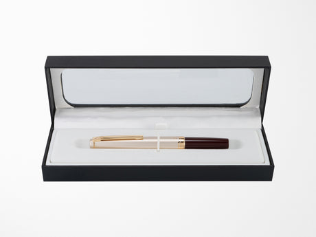 Pilot E95S Fountain Pen - Burgundy & Ivory