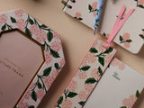 Pink Hydrangea Bookmark