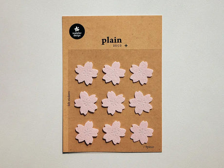 Plain.65 Felt Sakura Sticker Sheet 1669