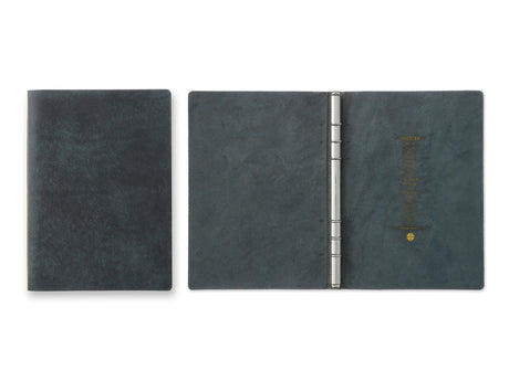 PLOTTER 6 Ring Leather Binder - A5 Size