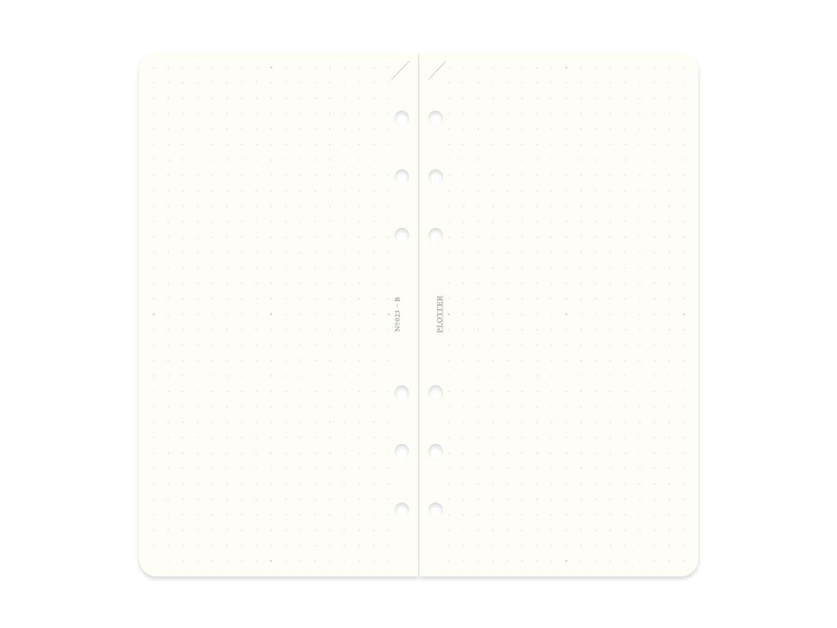 PLOTTER Refill Memo Pad Dot Grid - Bible Size
