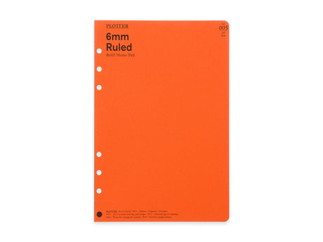 PLOTTER Refill Memo Pad Ruled - A5 Size