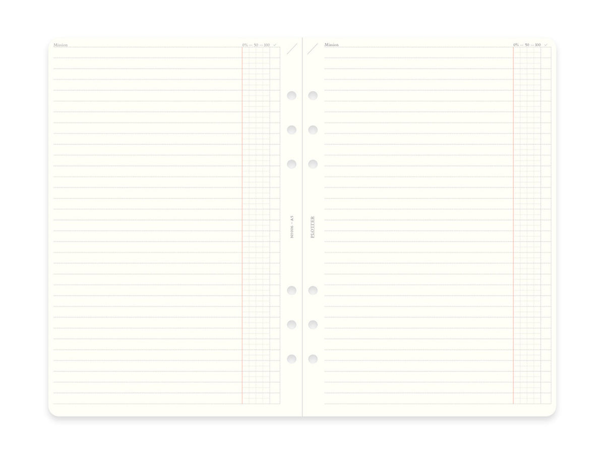 PLOTTER Refill Memo Pad To Do List - A5 Size