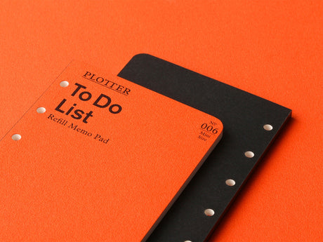 PLOTTER Refill Memo Pad To Do List - Mini Size