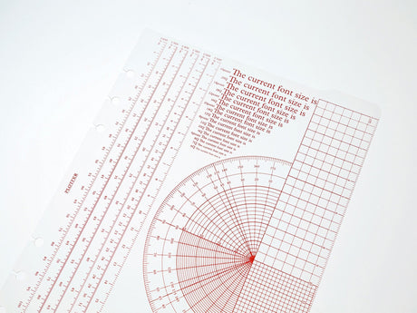 PLOTTER Ruler Pad - A5 Size