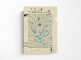 Pottering Cat Clear Folder - A4